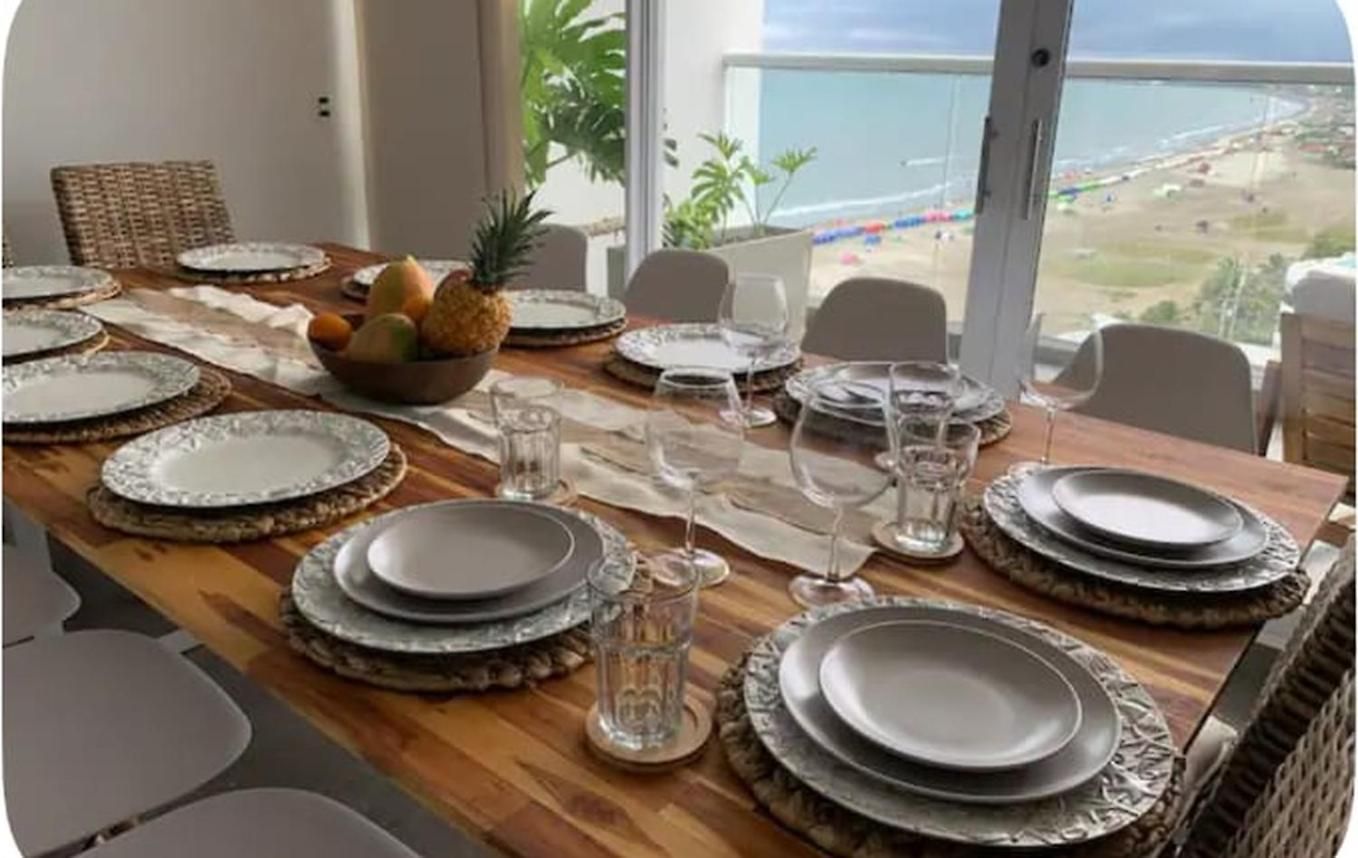 Penthouse Luxury Con Vista Al Mar, Piscina Y Capacidad 12 Personas Apartamento Cartagena
