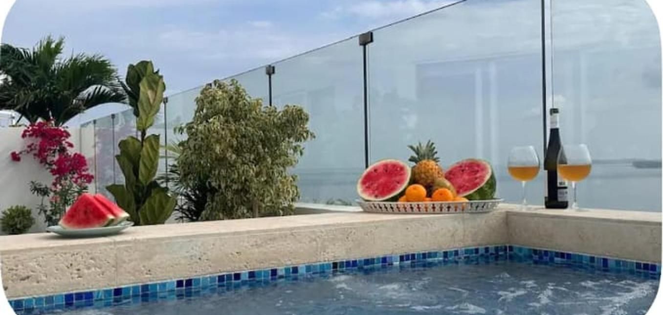 Apartamento Penthouse Luxury Con Vista Al Mar, Piscina Y Capacidad 12 Personas