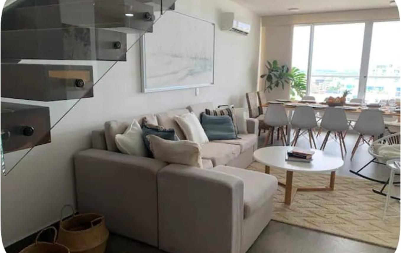 Apartamento Penthouse Luxury Con Vista Al Mar, Piscina Y Capacidad 12 Personas *