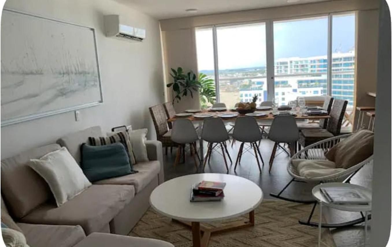 Apartamento Penthouse Luxury Con Vista Al Mar, Piscina Y Capacidad 12 Personas Cartagena