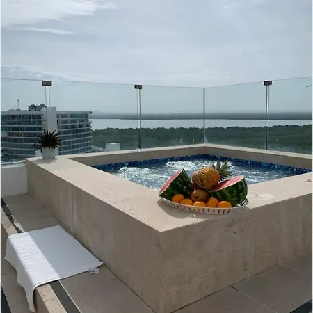 Penthouse Luxury Con Vista Al Mar, Piscina Y Capacidad 12 Personas Apartamento