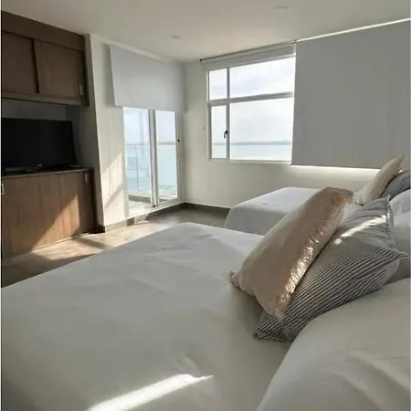 Apartamento Penthouse Luxury Con Vista Al Mar, Piscina Y Capacidad 12 Personas Cartagena